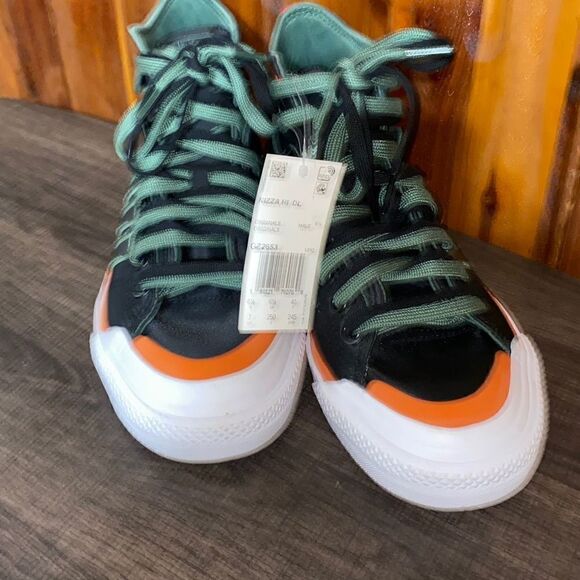 ADIDAS ORIGINALS MEN CORE BLACK NIZZA HI DL SHOES SIZE 7 NWOB - Picture 2 of 7